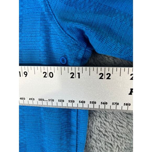 Men’s Nike Dri‑FIT Victory Golf Polo L Bright Blue Short Sleeve – Excellent - Picture 8 of 10